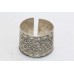 Bangle Cuff Kada Bracelet Sterling Silver 925 Jewelry Hand Engrave Women C468